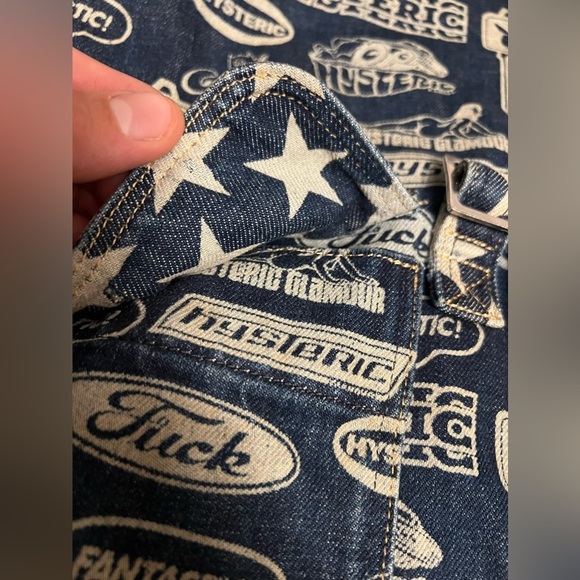 Vintage Hysteric Glamour denim backpack - Picture 7 of 15